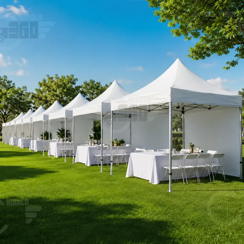 Şeffaf Tavanlı Stand Çadırı